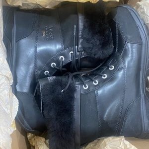 Men’s Ugg fur hiking boots